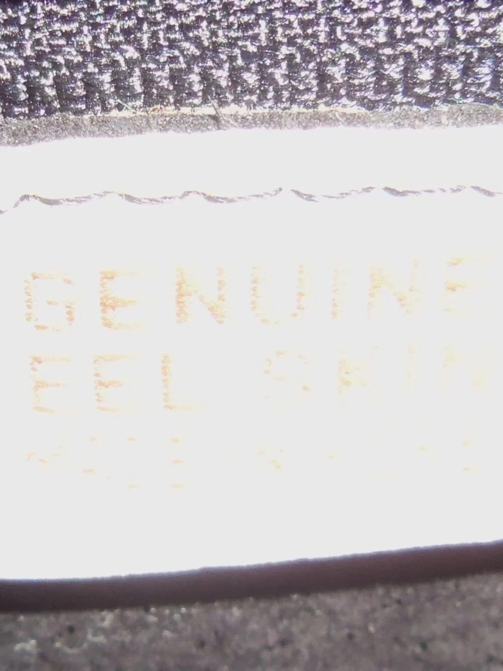 Genuine EEl Black Purse